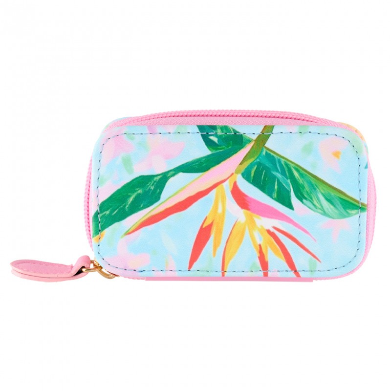 Set manicure da viaggio contenente 6 accessori in astuccio decorato assortito